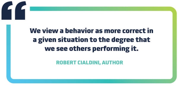 Robert Cialdini about the Psychology of Social Proof