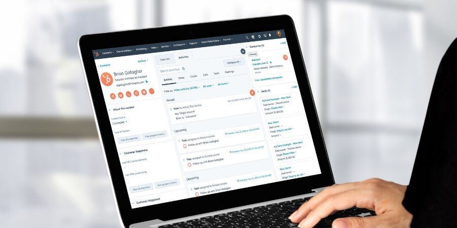 Tank New Media mockup SmartCRM Contact Management