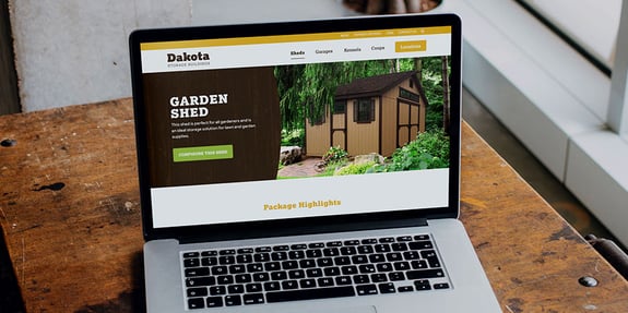 A Website Redesign that Supported the Growth of a Midwest Shed Manufacturer