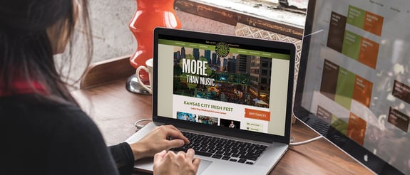 KC Irish Fest Website Redesign