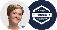 Tank New Media team and HubSpot Platinum Solutions Partner badge