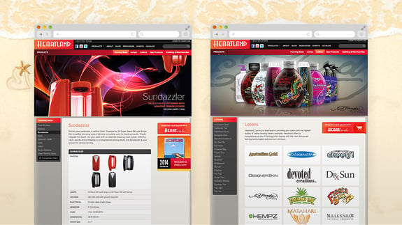 Heartland Tan Website Redesign